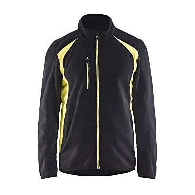 BLÅKLÄDER Blakläder 473025109933 M chaqueta de forro polar, tamaño M, negro/amarillo, M BLÅKLÄDER Blakläder 473025109933 M chaqueta de forro polar, tamaño M, negro/amarillo, M