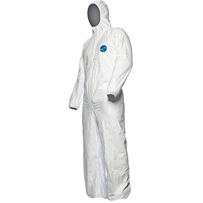 DuPont Tyvek 500 Xpert, 25 Ropas de protección con capucha, Blanco, Talla XL DuPont Tyvek 500 Xpert, 25 Ropas de protección con capucha, Blanco, Talla XL