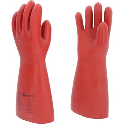 KS Tools Glove for electricians with protective insulation, size 10, red KS Tools Glove for electricians with protective insulation, size 10, red
