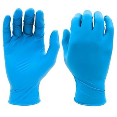 SHOWA 7502PF Biodegradable, 100% nitrilo, sin polvo, sin acelerador, guantes desechables de 240 mm de largo, 0,06 mm de grosor, azul, S SHOWA 7502PF Biodegradable, 100% nitrilo, sin polvo, sin acelerador, guantes desechables de 240 mm de largo, 0,06 mm de grosor, azul, S