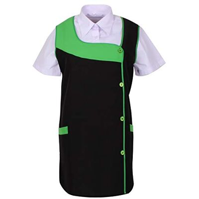MISEMIYA Cocina MZ-631, Delantal Limpieza 631-18 Verde, XXL Unisex Adulto MISEMIYA Cocina MZ-631, Delantal Limpieza 631-18 Verde, XXL Unisex Adulto