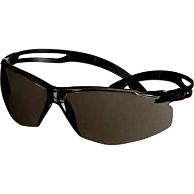 Securefit 3M 500 Gafas de seguridad, montura negra, recubrimiento antiempañante/antirrayaduras Scotchgard (K y N), lente gris, -EU Securefit 3M 500 Gafas de seguridad, montura negra, recubrimiento antiempañante/antirrayaduras Scotchgard (K y N), lente gris, -EU