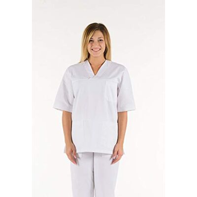 GIMA La Empresa Camiseta Algodón, Blanco, Talla XS, Blanco GIMA La Empresa Camiseta Algodón, Blanco, Talla XS, Blanco