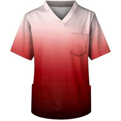 JTKSSCS Uniforme Enfermera Uniformes de enfermería for hombre, conjunto médico tienda mascotas, mono dentista, ropa trabajo laboratorio verano, camiseta con degradado manga corta(Color1,M) JTKSSCS Uniforme Enfermera Uniformes de enfermería for hombre, conjunto médico tienda mascotas, mono dentista, ropa trabajo laboratorio verano, camiseta con degradado manga corta(Color1,M)