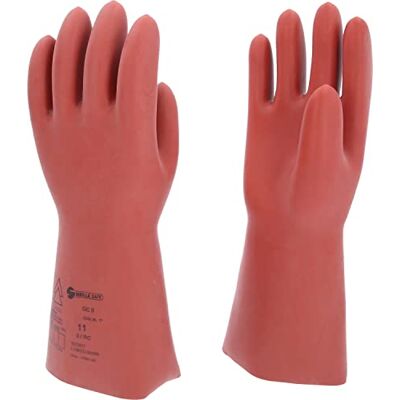 KS Tools Glove for electricians with protective insulation, size 11, red KS Tools Glove for electricians with protective insulation, size 11, red