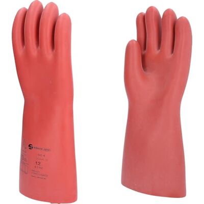 KS Tools Glove for electricians with protective insulation, size 12, red KS Tools Glove for electricians with protective insulation, size 12, red