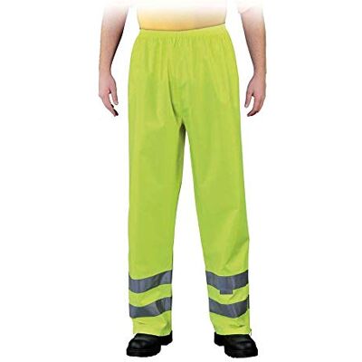 LEBER & HOLLMAN Leber&Hollman LH-FLUER-T_Y_XL Pantalones de protección para hombre, talla XL, color amarillo LEBER & HOLLMAN Leber&Hollman LH-FLUER-T_Y_XL Pantalones de protección para hombre, talla XL, color amarillo