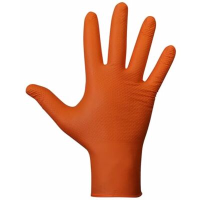 Juba Guantes de nitrilo Agility Grip Naranja Sin Polvo 50 Unidades Marca EAN: 8423752239535 Talla: 7 Juba Guantes de nitrilo Agility Grip Naranja Sin Polvo 50 Unidades Marca EAN: 8423752239535 Talla: 7