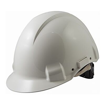 3M G3001 Casco, sin ventilación, DIELÉCTRICO 1000V blanco, con arnés estándar y banda sudor piel 3M G3001 Casco, sin ventilación, DIELÉCTRICO 1000V blanco, con arnés estándar y banda sudor piel