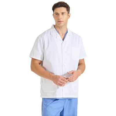MISEMIYA Bata Laboratorio Unisex Bata Blanca Laboratorio Hombre Bata Medico Mujer Bata de Laboratorio Hombre 8165 XL, Blanco MISEMIYA Bata Laboratorio Unisex Bata Blanca Laboratorio Hombre Bata Medico Mujer Bata de Laboratorio Hombre 8165 XL, Blanco