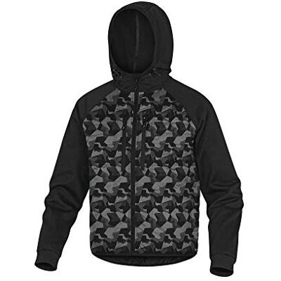 Deltaplus Delta Plus MOOVENCTM Chaqueta de dos componentes de poliamida Ripstop con revestimiento de poliuretano y poliéster con 2 capas laminadas, acolchada, negro/camuflaje, talla M Deltaplus Delta Plus MOOVENCTM Chaqueta de dos componentes de poliamida Ripstop con revestimiento de poliuretano y poliéster con 2 capas laminadas, acolchada, negro/camuflaje, talla M