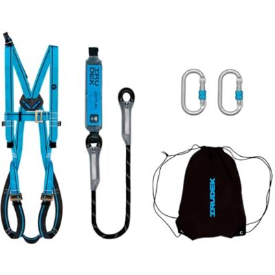 Irudek APENINOS XXL–XXXL – Kit de seguridad con arnés LIGHT PLUS 2, absorbedor ABE 361 (150 cm), 2 mosquetones STEELSAFE 981 y bolsa LIGHTBAG 10L, componentes certificados EN 361, EN 362 y EN 355 Irudek APENINOS XXL–XXXL – Kit de seguridad con arnés LIGHT PLUS 2, absorbedor ABE 361 (150 cm), 2 mosquetones STEELSAFE 981 y bolsa LIGHTBAG 10L, componentes certificados EN 361, EN 362 y EN 355