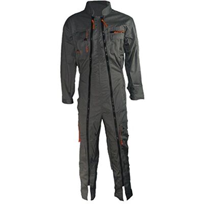 Deltaplus Delta plus Buzo 2 cremallera 65/35 poliester algodón gris xxxl Deltaplus Delta plus Buzo 2 cremallera 65/35 poliester algodón gris xxxl