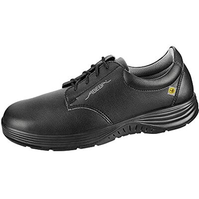 Abeba X-LIGHT ESD Zapato con cordón, O2, FO, SRC, color negro, talla 43 Abeba X-LIGHT ESD Zapato con cordón, O2, FO, SRC, color negro, talla 43