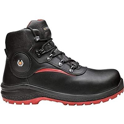 BASE Protection , BE-Stone Calzado de Seguridad para Mujeres y Hombres, Negro y Rojo, Talla 45 BASE Protection , BE-Stone Calzado de Seguridad para Mujeres y Hombres, Negro y Rojo, Talla 45