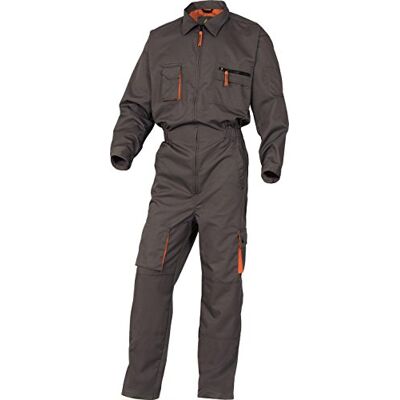 Deltaplus Delta plus vestuario laboral Buzo cremallera 65/35 poliester algodón gris -l Deltaplus Delta plus vestuario laboral Buzo cremallera 65/35 poliester algodón gris -l