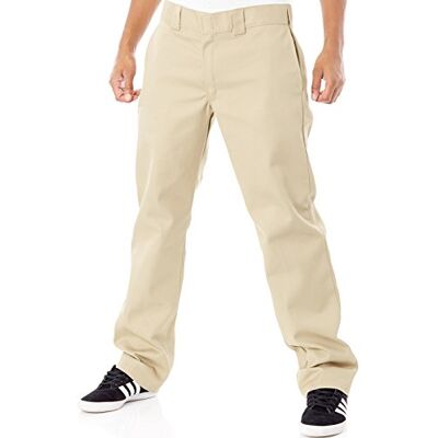Dickies Hose S/stght Work Pants, Pantalones Para Hombre, Beige (Caqui), W42/L32 Dickies Hose S/stght Work Pants, Pantalones Para Hombre, Beige (Caqui), W42/L32