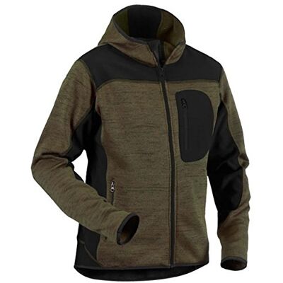 BLÅKLÄDER Blakläder tamaño pequeño chaqueta de punto – ejército verde/negro BLÅKLÄDER Blakläder tamaño pequeño chaqueta de punto – ejército verde/negro