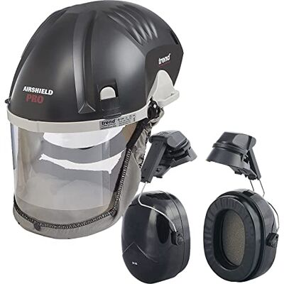Trend Visor Integral de protección Facial Airshield Pro con Protectores para los oídos Set Completo de protección Facial y auditiva, Trend Visor Integral de protección Facial Airshield Pro con Protectores para los oídos Set Completo de protección Facial y auditiva,