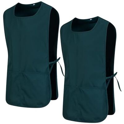 MISEMIYA Paquete 2 Unidades Delantal Limpieza Uniforme Laboral CLINICA MÉDICOS Limpieza Veterinaria 2-3301 XL, Verde 68 MISEMIYA Paquete 2 Unidades Delantal Limpieza Uniforme Laboral CLINICA MÉDICOS Limpieza Veterinaria 2-3301 XL, Verde 68