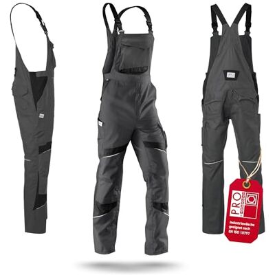 KÜBLER Workwear kubler 32505365 – 9799 – 48 tamaño 48 "activiq Peto, color antracita/negro KÜBLER Workwear kubler 32505365 – 9799 – 48 tamaño 48 "activiq Peto, color antracita/negro