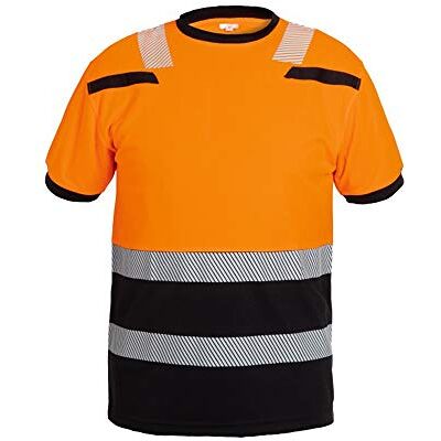 Hydrowear Camiseta TULSA -S Trendy High Visible Line de alta visibilidad, naranja y negro, talla S Hydrowear Camiseta TULSA -S Trendy High Visible Line de alta visibilidad, naranja y negro, talla S