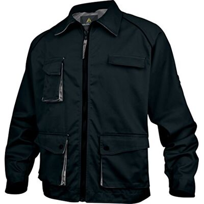 Deltaplus Delta plus vestuario laboral Chaqueta 65/35 poliester algodón negro talla xl Deltaplus Delta plus vestuario laboral Chaqueta 65/35 poliester algodón negro talla xl