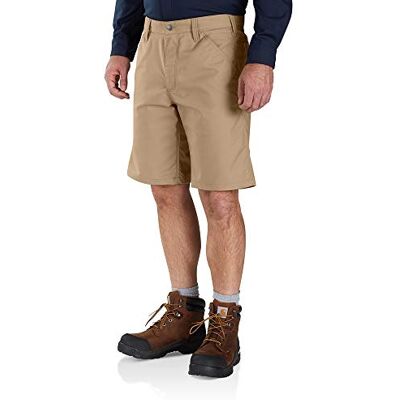 Carhartt Rugged Professional Series Rugged Flex Relaxed Fit Canvas Work Short, Pantalones Cortos de Utilidades de Trabajo para Hombre, Marrón (Caqui Oscuro), 30W Carhartt Rugged Professional Series Rugged Flex Relaxed Fit Canvas Work Short, Pantalones Cortos de Utilidades de Trabajo para Hombre, Marrón (Caqui Oscuro), 30W