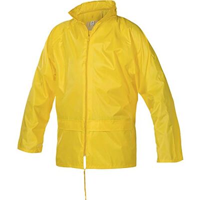 Gebol Chubasquero Rain color amarillo, 100% poliéster/revestimiento de vinilo, talla 48/50 (M) Gebol Chubasquero Rain color amarillo, 100% poliéster/revestimiento de vinilo, talla 48/50 (M)