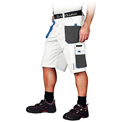 LEBER & HOLLMAN Leber&Hollman Pantalones de protección Cortos, Color Blanco, Gris y Azul, Talla M LEBER & HOLLMAN Leber&Hollman Pantalones de protección Cortos, Color Blanco, Gris y Azul, Talla M