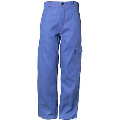 Planam 094 Pantalones de protección térmica/Soldador, 500 g/m², Color Azul Aciano, Talla 94 Planam 094 Pantalones de protección térmica/Soldador, 500 g/m², Color Azul Aciano, Talla 94