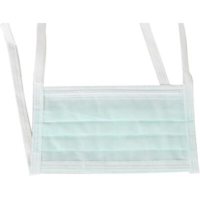 GIMA Afluid Mascarilla Quirúrgica 4 Capas BFE>98%, DM CE Clase I tipo IIR, No Estéril, Desechable, Verde, Cordones Extra Largos 80 cm, Almohadilla Nasal Conformable, 12 cajas de 50 unidades (600 pz ) GIMA Afluid Mascarilla Quirúrgica 4 Capas BFE>98%, DM CE Clase I tipo IIR, No Estéril, Desechable, Verde, Cordones Extra Largos 80 cm, Almohadilla Nasal Conformable, 12 cajas de 50 unidades (600 pz )