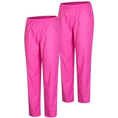 MISEMIYA Pack 2 Pcs PANTALÓN Sanitario Unisex Uniforme Sanitario Uniformes MEDICOS PANTALÓN DE Trabajo Ref.8312 * 2 pcs XXL, Fucsia 21 MISEMIYA Pack 2 Pcs PANTALÓN Sanitario Unisex Uniforme Sanitario Uniformes MEDICOS PANTALÓN DE Trabajo Ref.8312 * 2 pcs XXL, Fucsia 21