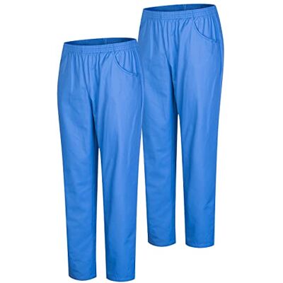 MISEMIYA Pack 2 Pcs PANTALÓN Sanitario Unisex Uniforme Sanitario Uniformes MEDICOS PANTALÓN DE Trabajo Ref.8312 * 2 pcs XL, Celeste 21 MISEMIYA Pack 2 Pcs PANTALÓN Sanitario Unisex Uniforme Sanitario Uniformes MEDICOS PANTALÓN DE Trabajo Ref.8312 * 2 pcs XL, Celeste 21