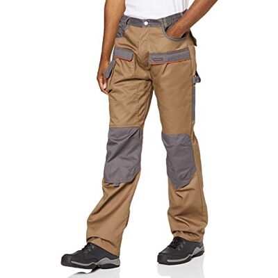 Deltaplus Delta plus Pantalon Mach 65/35 Poliester algodón Beige/Gris -m Deltaplus Delta plus Pantalon Mach 65/35 Poliester algodón Beige/Gris -m