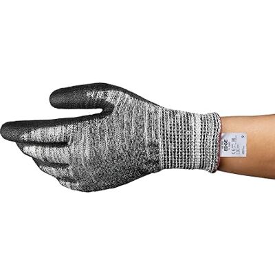 Ansell Edge 48-705VP Guantes de Trabajo de Seguridad, Protección Mecánica, Talla 9 (L), Negro (1 Par) Ansell Edge 48-705VP Guantes de Trabajo de Seguridad, Protección Mecánica, Talla 9 (L), Negro (1 Par)