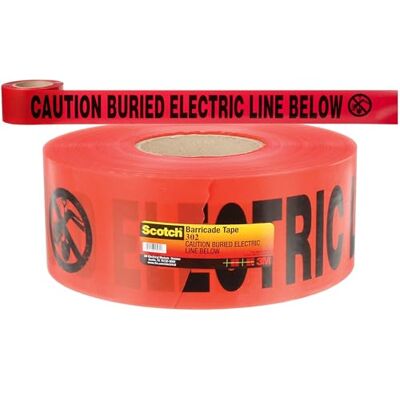 3M Scotch barricada cinta 300, diseño con texto "Caution, 3" Ancho, 1000 pies Longitud (Pack de 1) 3M Scotch barricada cinta 300, diseño con texto "Caution, 3" Ancho, 1000 pies Longitud (Pack de 1)
