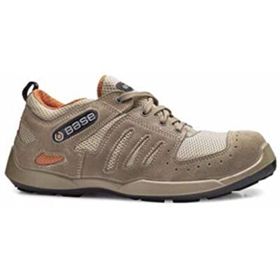 BASE Protection BASE, Spin, zapato de seguridad, Record, color beige y naranja, S1P SRC, talla 46 BASE Protection BASE, Spin, zapato de seguridad, Record, color beige y naranja, S1P SRC, talla 46