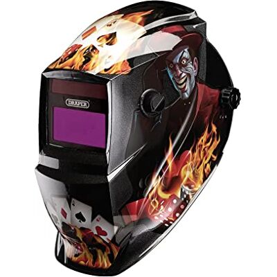 Draper Casco de soldadura de oscurecimiento automático, naipes Draper Casco de soldadura de oscurecimiento automático, naipes