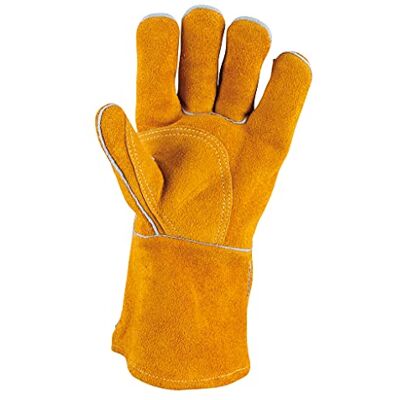 KS Tools Guantes de cuero para soldadura, 8 KS Tools Guantes de cuero para soldadura, 8