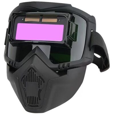 Aetherize Casco de soldadura con filtro de oscurecimiento automático: máscara de soldador profesional con lente extraíble para modos de casco y gafas, vista de color verdadero para soldadura por arco y solda Aetherize Casco de soldadura con filtro de oscurecimiento automático: máscara de soldador profesional con lente extraíble para modos de casco y gafas, vista de color verdadero para soldadura por arco y solda