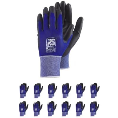 RS STROMER ESD/Guantes de montaje Protección contra sobretensiones Electrostática/Talla 10, 12 Pares/Azul Negro/Electrostatic Guantes de Trabajo/Equipped with Carbon Fiber RS STROMER ESD/Guantes de montaje Protección contra sobretensiones Electrostática/Talla 10, 12 Pares/Azul Negro/Electrostatic Guantes de Trabajo/Equipped with Carbon Fiber
