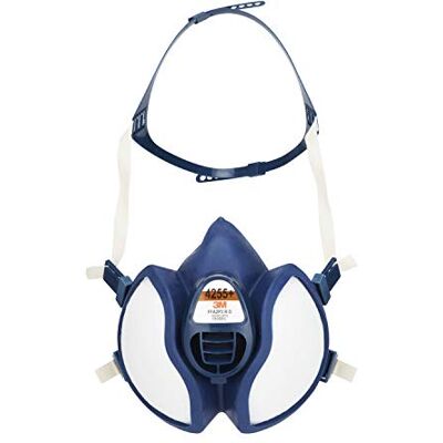 3M Mascarilla para pintura pulverizada, Semi Máscara de Protección Respirador +, A2P3 3M Mascarilla para pintura pulverizada, Semi Máscara de Protección Respirador +, A2P3