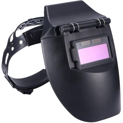 UNISOPH Casco de Soldadura con Protección UV, Careta Soldar Automática, Casco de Soldadura Ajdustable Oscurecimiento Batería integrada, para Taller de Soldadura de Mantenimiento UNISOPH Casco de Soldadura con Protección UV, Careta Soldar Automática, Casco de Soldadura Ajdustable Oscurecimiento Batería integrada, para Taller de Soldadura de Mantenimiento