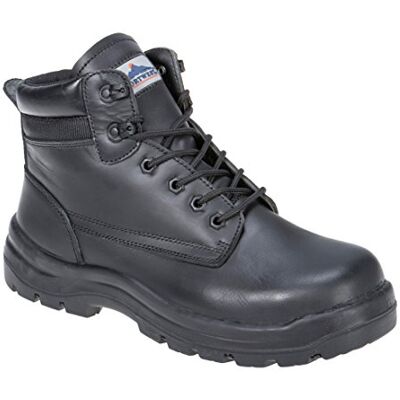 Portwest FD11B Bota de Seguridad Foyle Doble Densidad Resistente Al Calor Negro, 38, S3 EN ISO 20345, Piel Flor, Suela Anti-Resbalones, Antiestático, Puntera de Protección de Acero, Ropa de Trabajo Portwest FD11B Bota de Seguridad Foyle Doble Densidad Resistente Al Calor Negro, 38, S3 EN ISO 20345, Piel Flor, Suela Anti-Resbalones, Antiestático, Puntera de Protección de Acero, Ropa de Trabajo