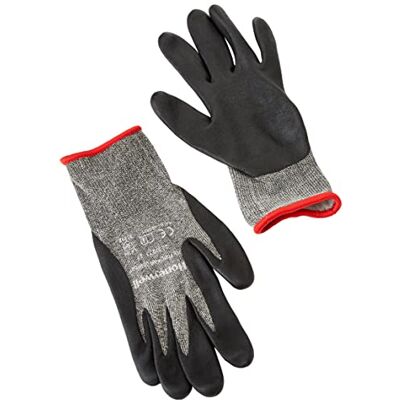 Honeywell Polytril Air Comfort Guantes de uso general para manejo ligero y mediano, espalda abierta, muñeca de punto elástico, revestimiento de nitrilo, talla 07 (paquete de 10 pares) Honeywell Polytril Air Comfort Guantes de uso general para manejo ligero y mediano, espalda abierta, muñeca de punto elástico, revestimiento de nitrilo, talla 07 (paquete de 10 pares)