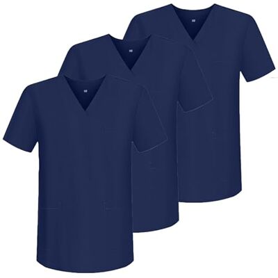 MISEMIYA Paquete 3 Unidades CASACA SANITARIO UNISEX UNIFORMES SANITARIOS 3-6801 MISEMIYA Paquete 3 Unidades CASACA SANITARIO UNISEX UNIFORMES SANITARIOS 3-6801