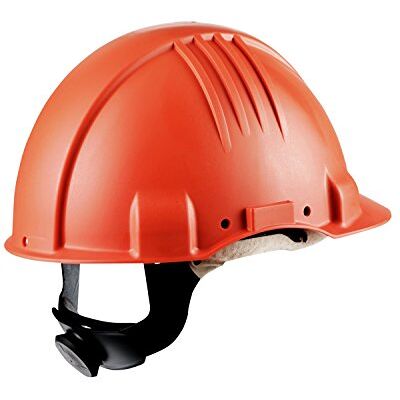 3M G3501M-OR Casco de Seguridad, Arnés de ruleta, Banda sudor cuero, Naranja 3M G3501M-OR Casco de Seguridad, Arnés de ruleta, Banda sudor cuero, Naranja