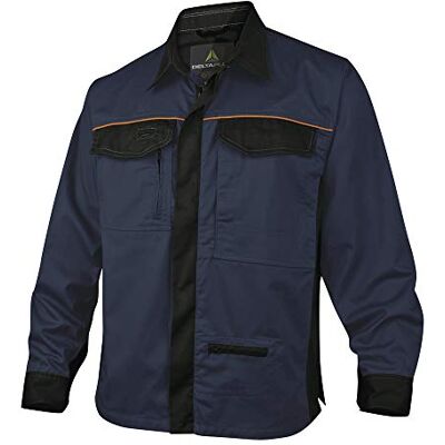 Deltaplus Delta plus Camisa mach poliester algodón azul marino talla -m Deltaplus Delta plus Camisa mach poliester algodón azul marino talla -m