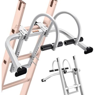 VEVOR Estabilizador de Escalera Extensible con Barra en T y Agarre de Goma para Acceder a Techos Empinados, Separa la Escalera de la Pared y Amplía la Zona de Apoyo durante Trabajos de Mantenimiento VEVOR Estabilizador de Escalera Extensible con Barra en T y Agarre de Goma para Acceder a Techos Empinados, Separa la Escalera de la Pared y Amplía la Zona de Apoyo durante Trabajos de Mantenimiento